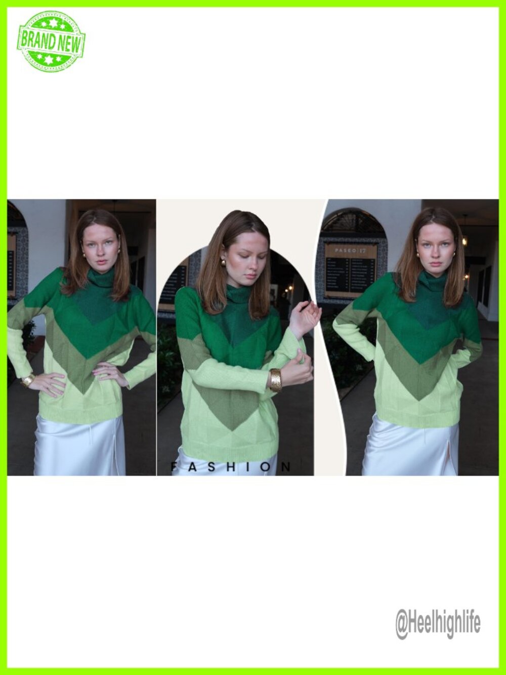 Turtleneck Sweater Chunky Knit Pullover Long Sleeve Fall Winter - Picture 6 of 6